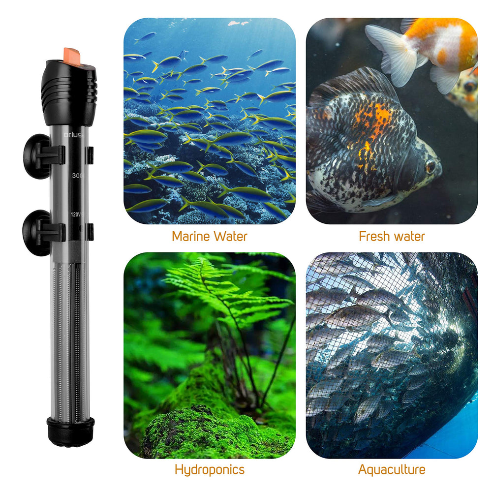 Orlushy submersible heater in tank use supports steady warmth for water.