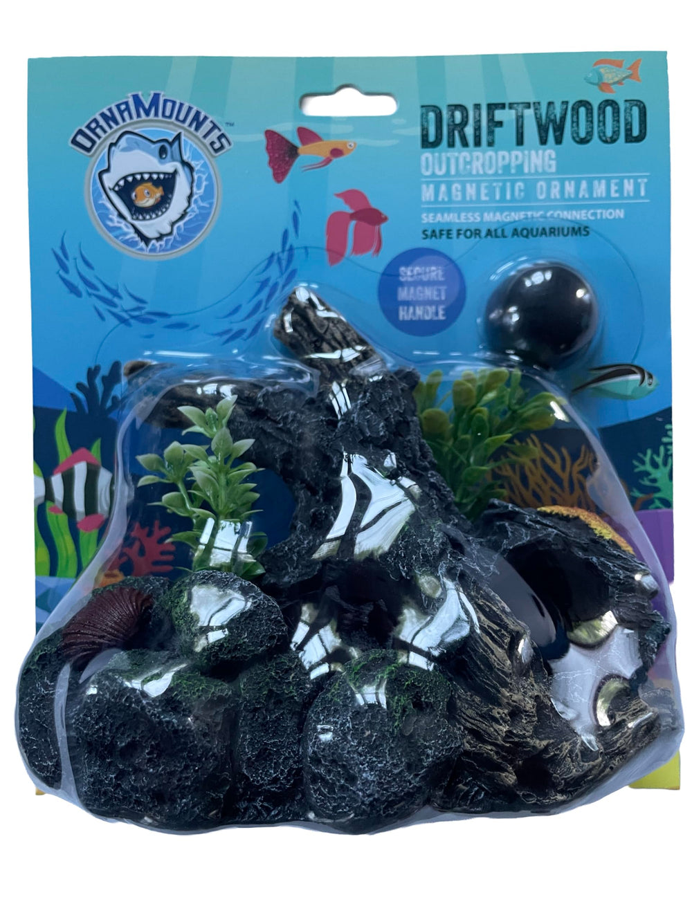 OrnaMounts magnetic wall sculpture enhances aquarium design
