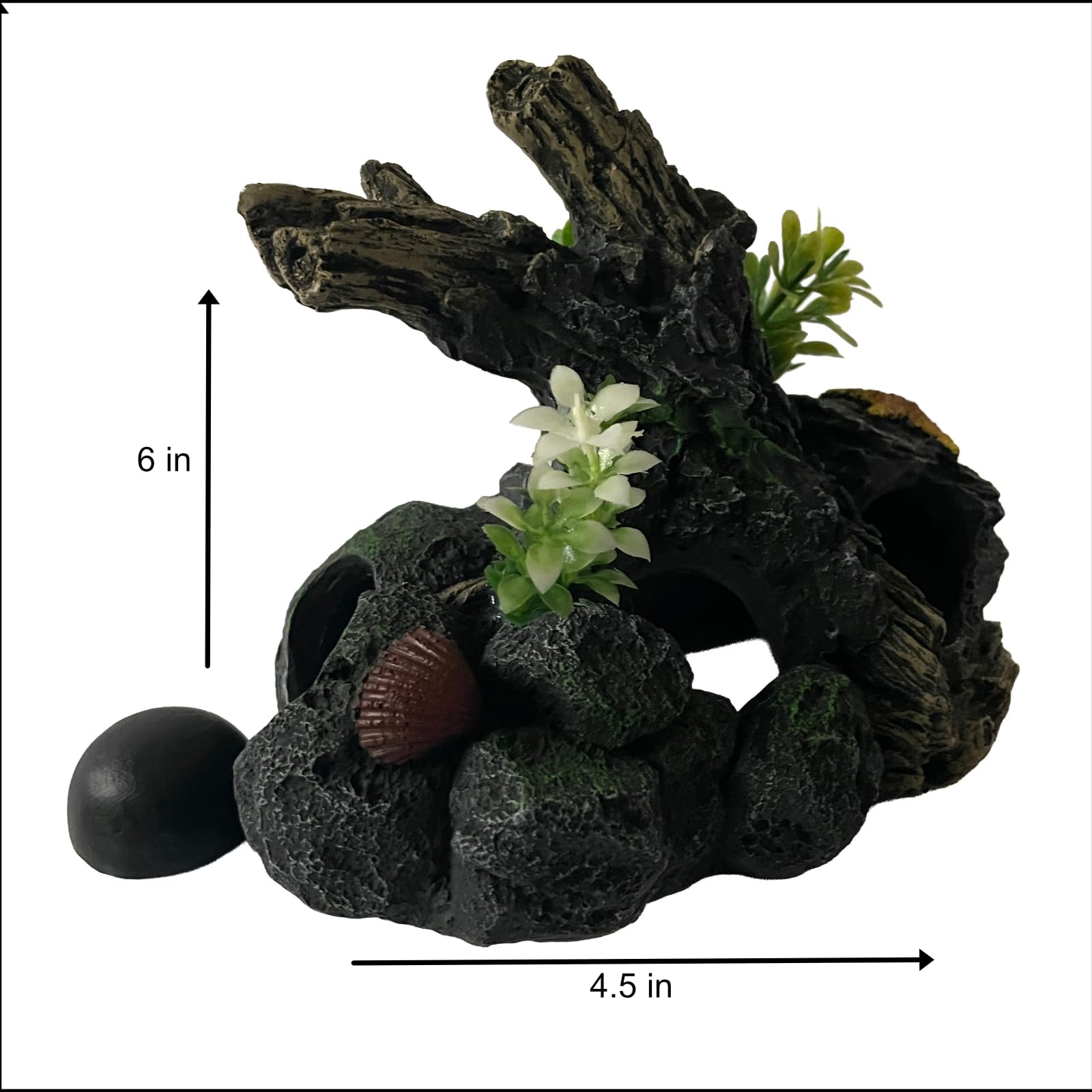 OrnaMounts wall mount decor with exterior magnet for precise placement