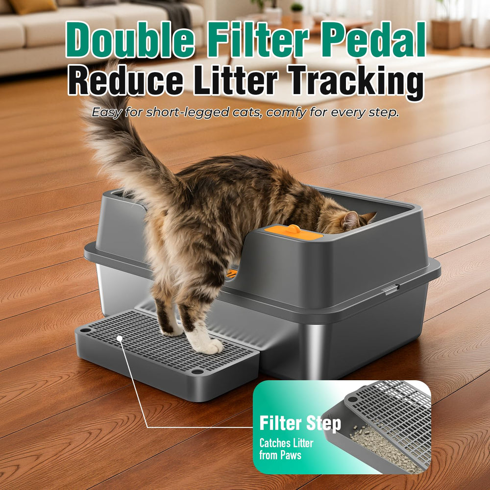 OROLEY non-stick stainless steel surface for effortless cleaning.