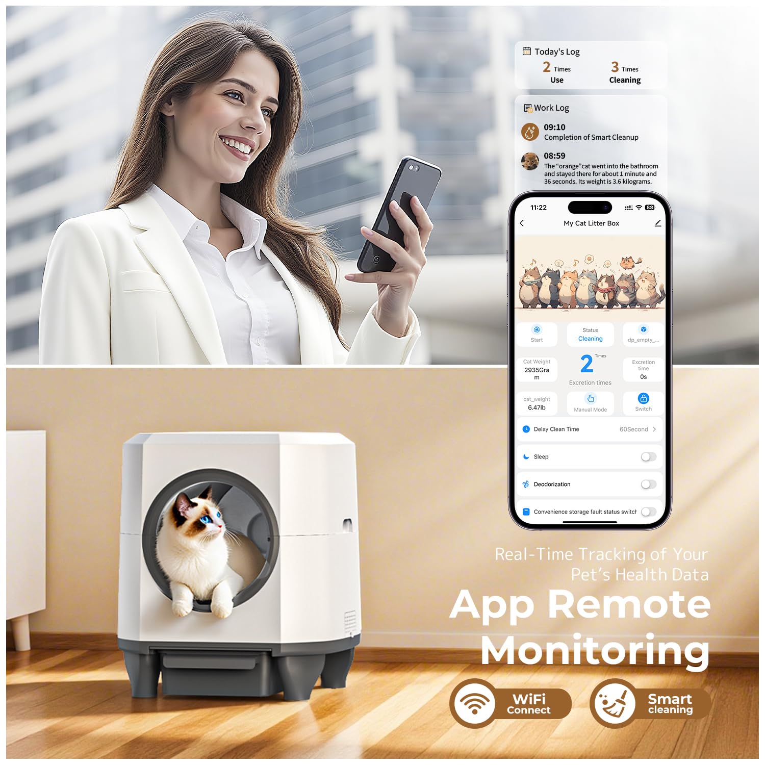 OROLEY ultra-quiet operation keeps noise under a whisper for peaceful rooms