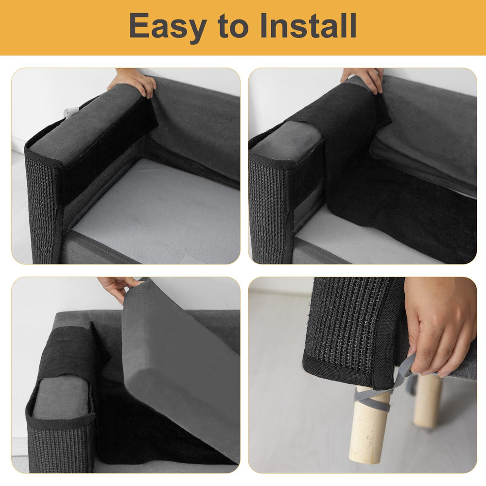 Oroonoko easy-install sofa protector with 39.5-inch strap for secure fit