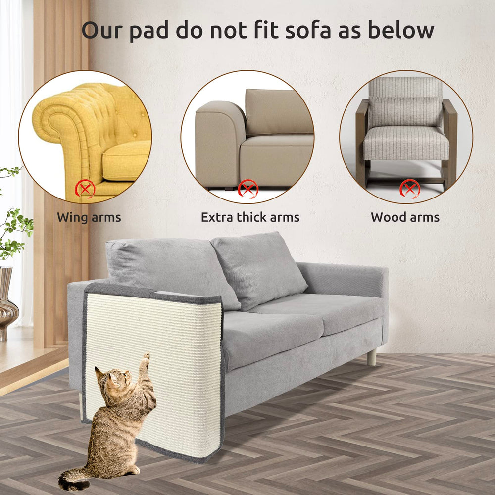 Oroonoko residue-free, reusable sofa protector that fits many decor styles.