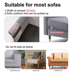 Oroonoko wide scratching mat covering couch area for protection.