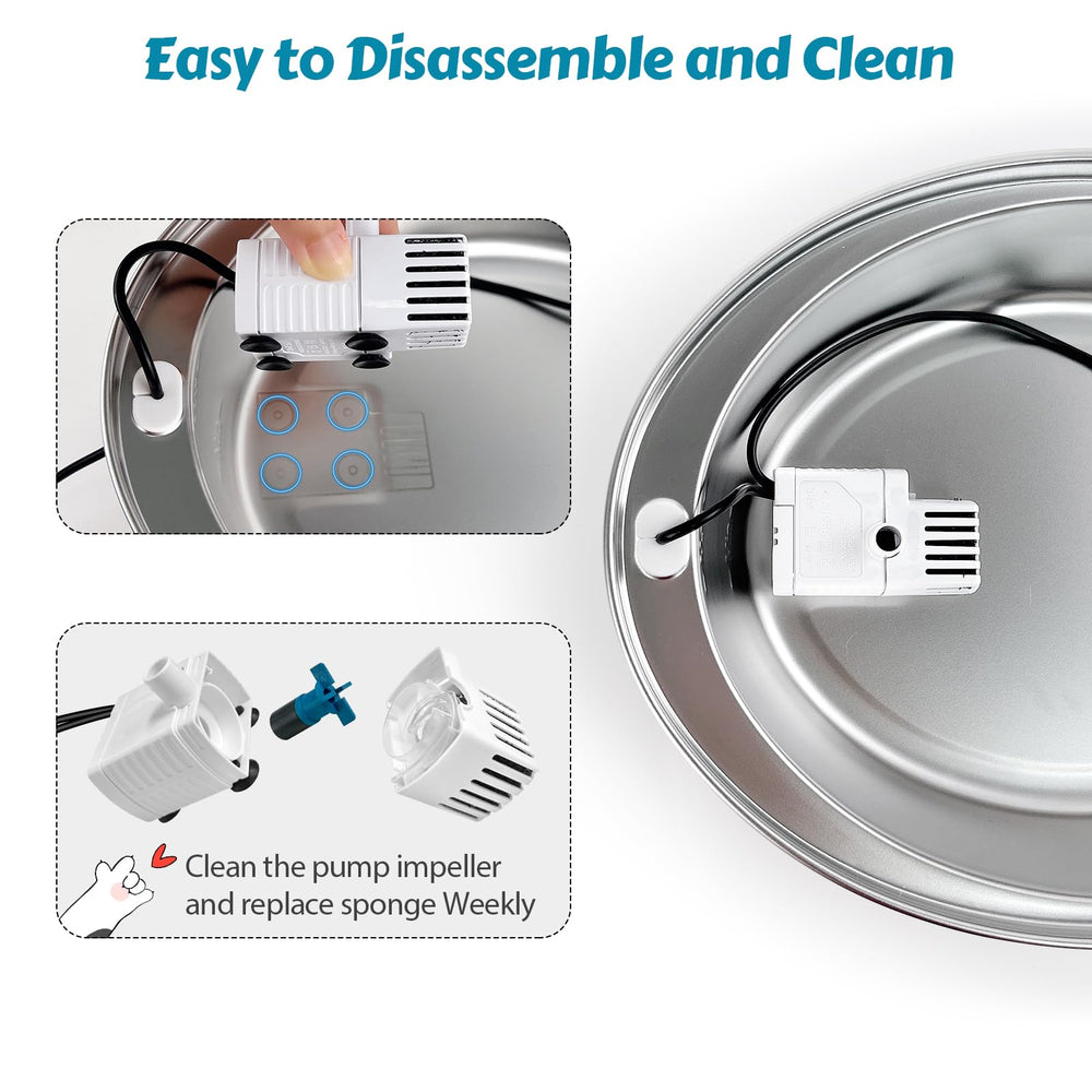 ORSDA BPA-free materials ensure pet-friendly fountain components.