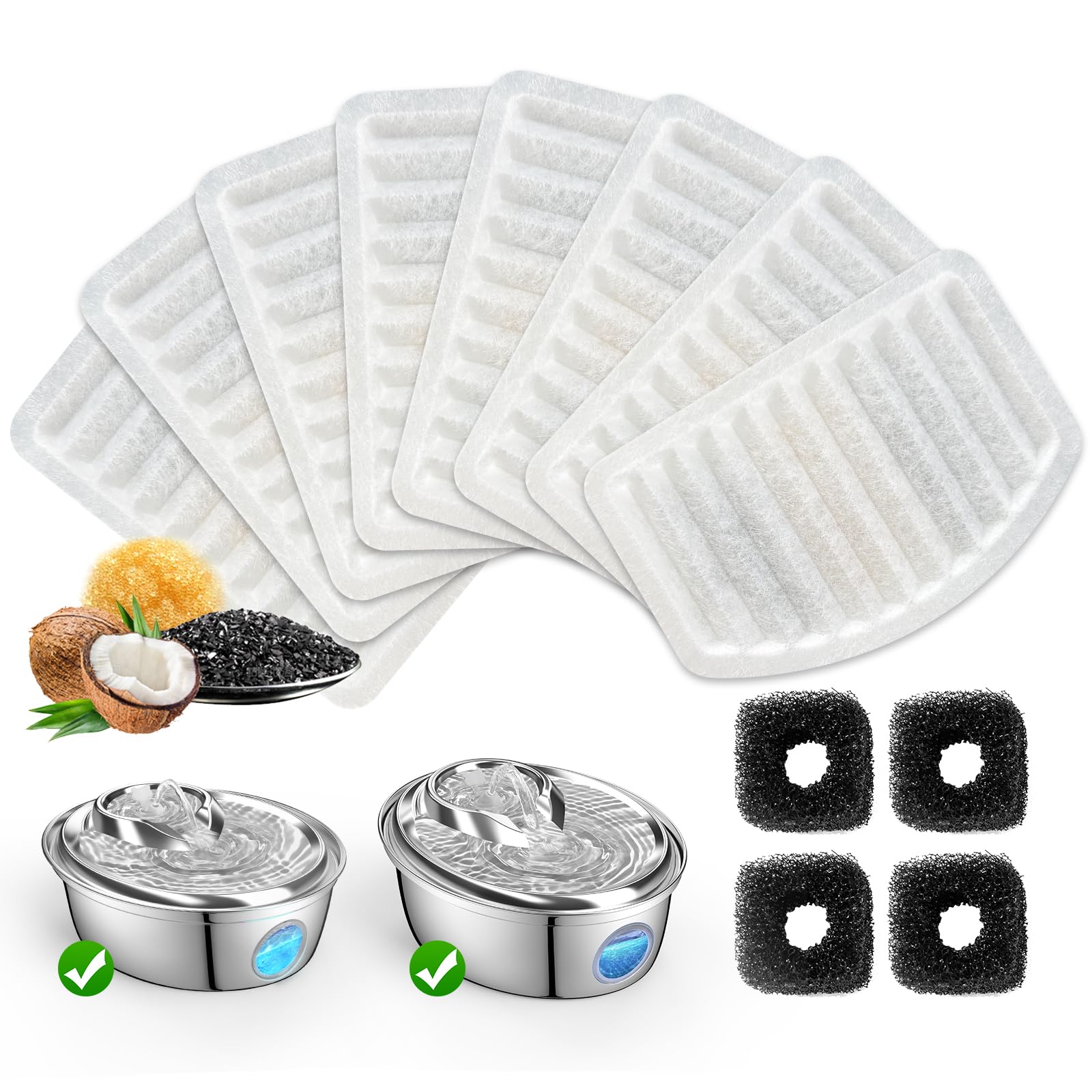 ORSDA cat fountain filters design patent improves water quality for felines
