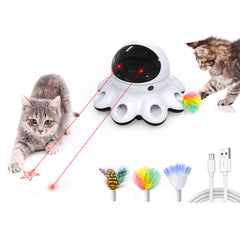 ORSDA cat laser toy with dots and stars laser pattern promotes active play for indoor fun