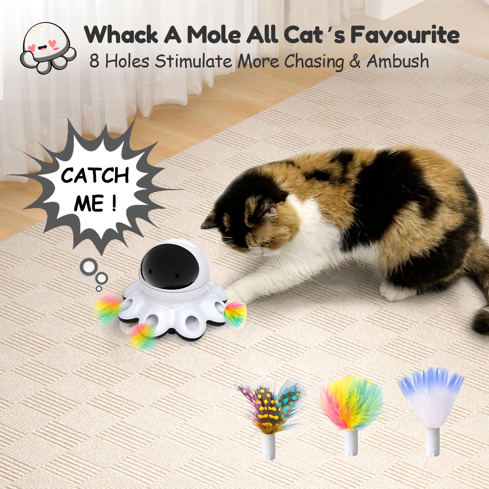 ORSDA cat laser toy safety features an ABS shell and Class I laser