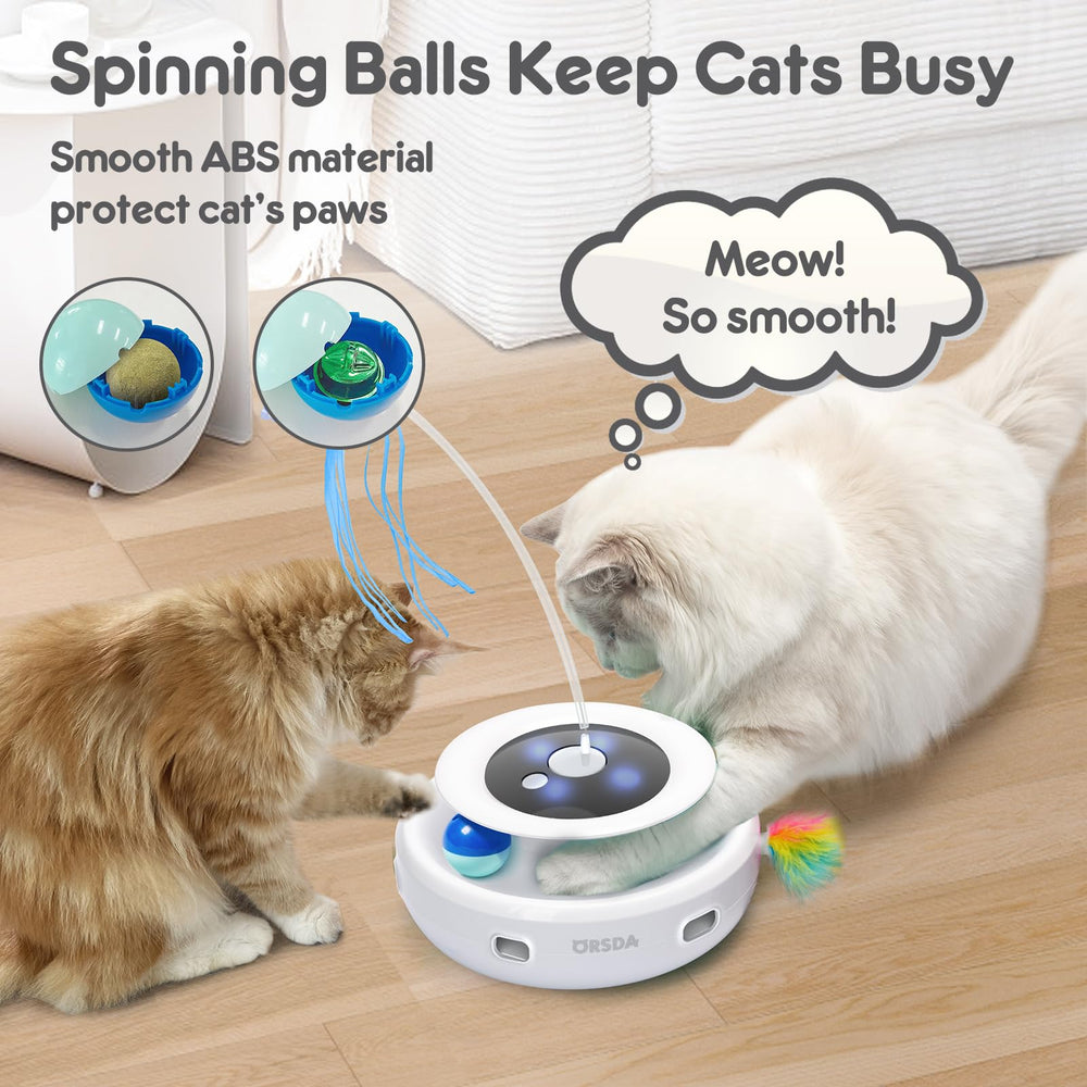ORSDA ABS ball track ensures smooth movement and paw safety during play