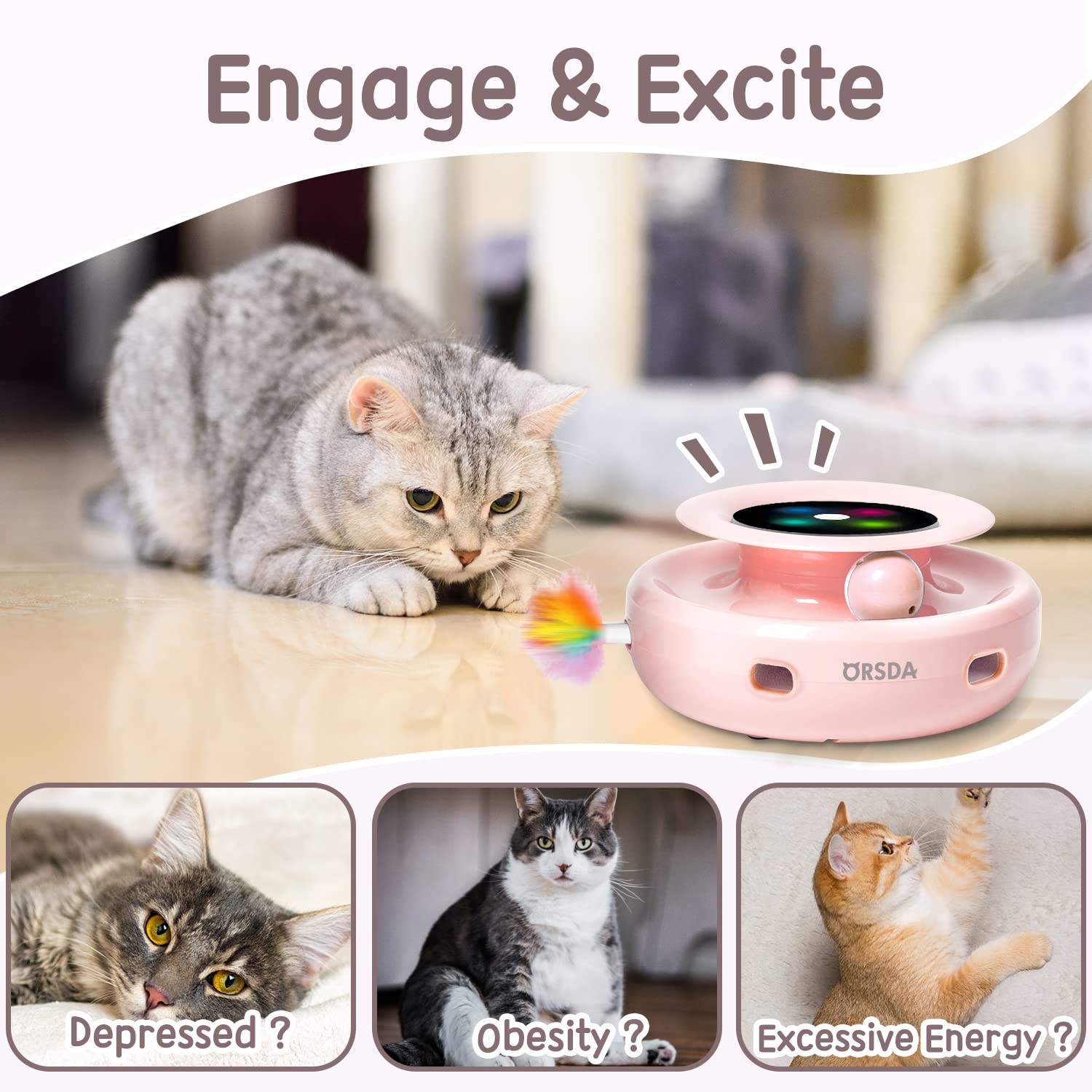 ORSDA five play modes including auto shut-off save energy.