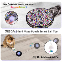ORSDA automatic fast-rolling ball ready for chasing play on various floors