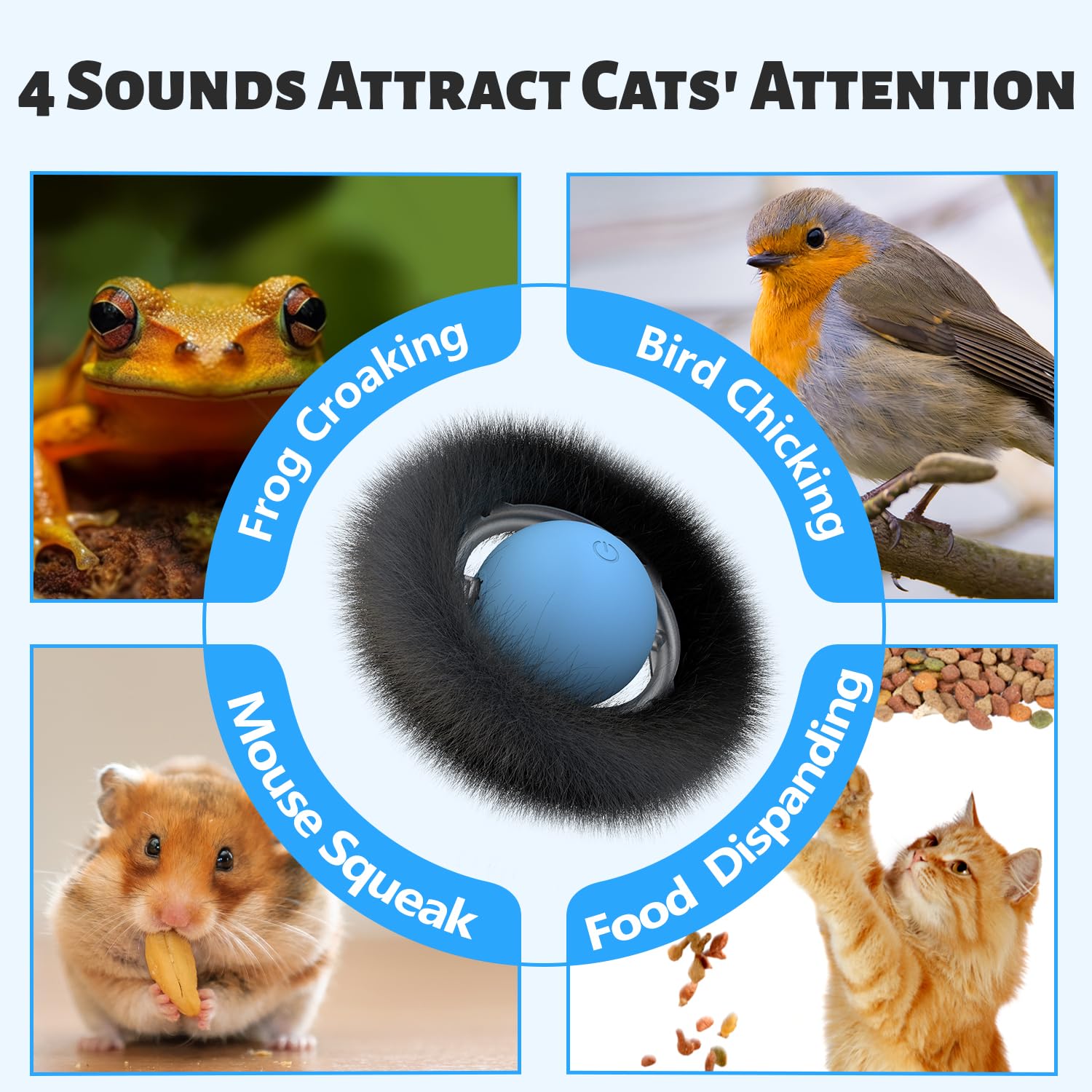 ORSDA silicone plush ball offers quiet, family-friendly operation.