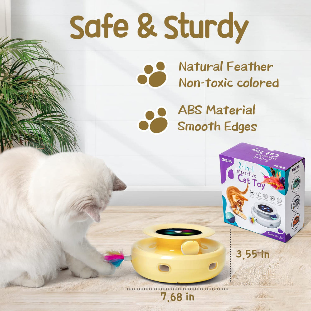 ORSDA cat toys LED night-light enhances visual appeal during playtime