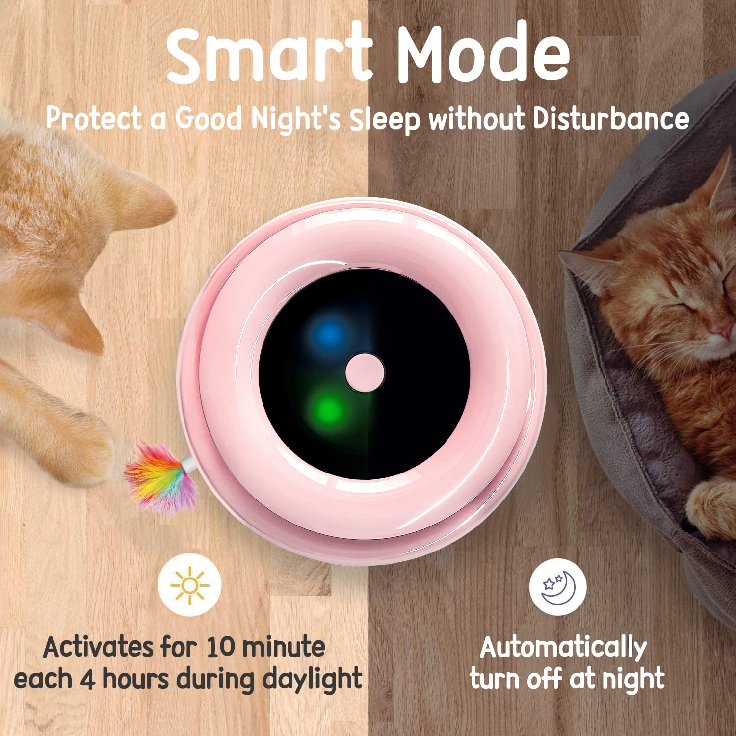 ORSDA paws-friendly track helps keep claws safe.