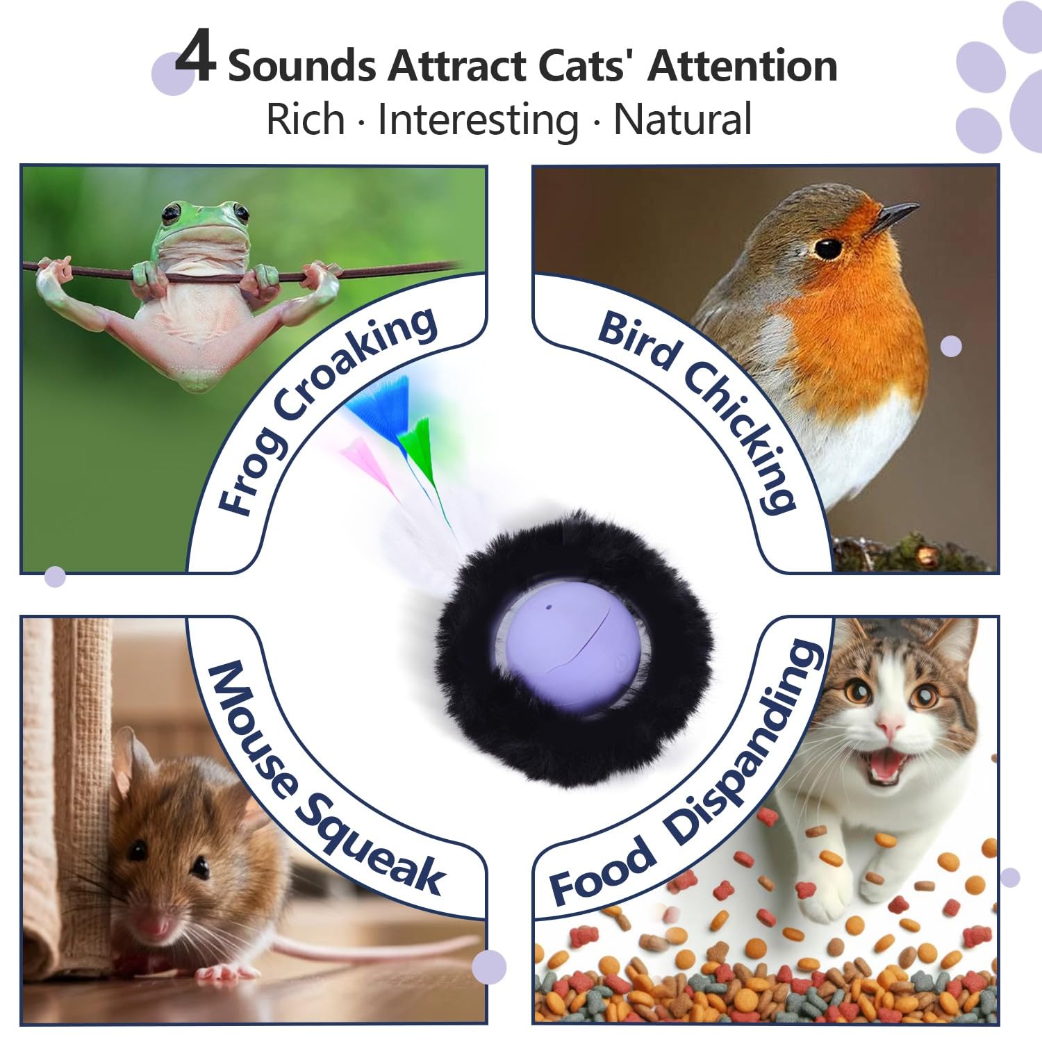 ORSDA soft silicone and plush design keeps noise low during use