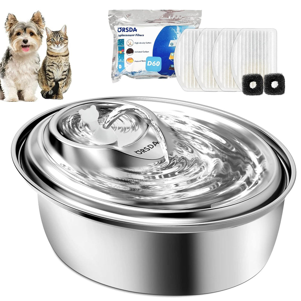 ORSDA cat water fountain 3L tower design for steady hydration