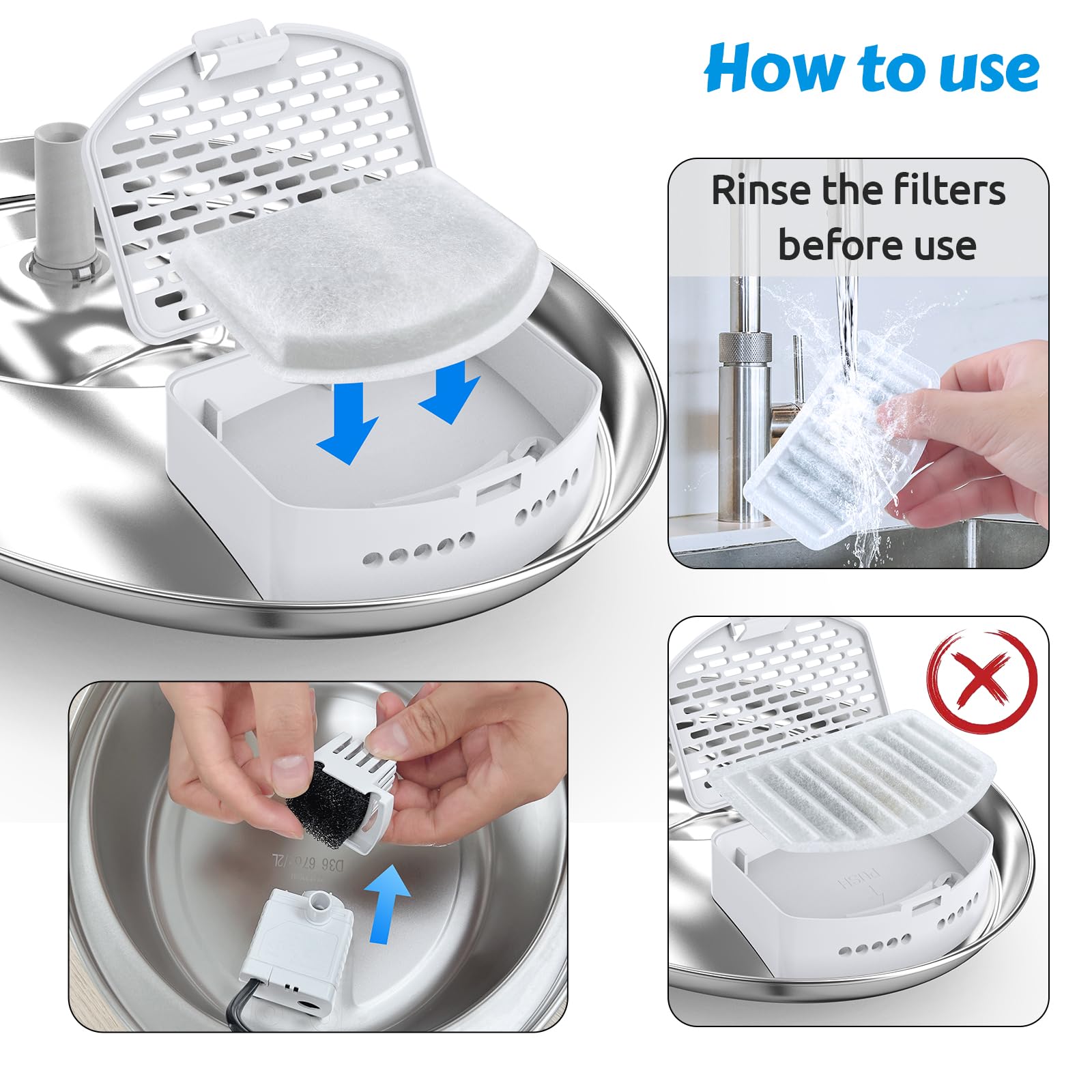 ORSDA compatibility guide for matching filters to ORSDA fountains
