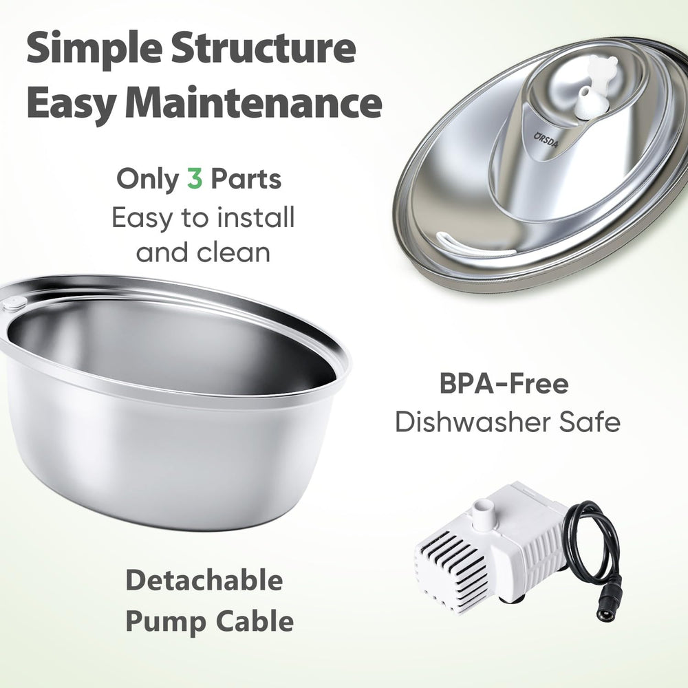 ORSDA replacement filters and cleaning brushes for ongoing maintenance