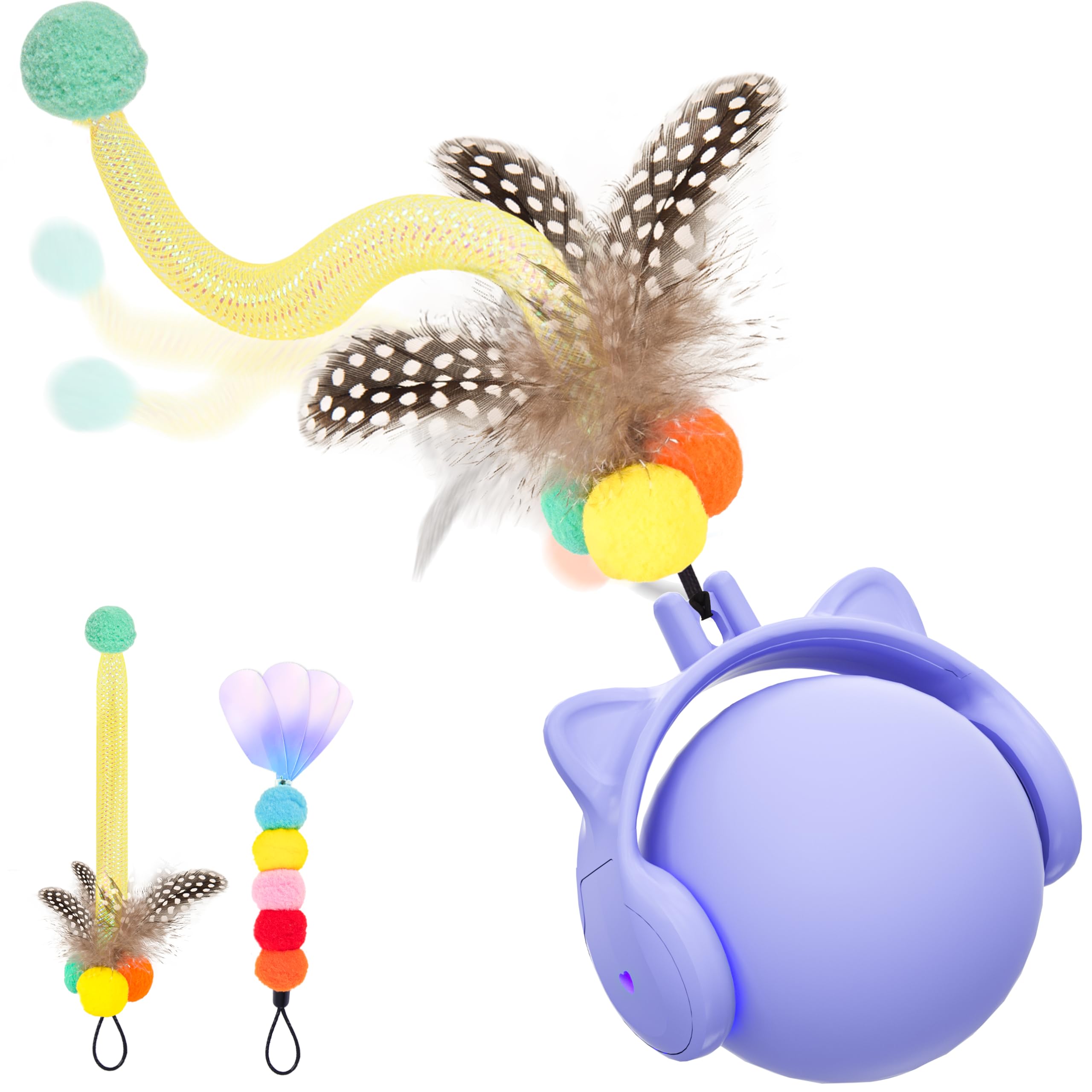 ORSDA smart interactive ball rolling across the floor to spark indoor play