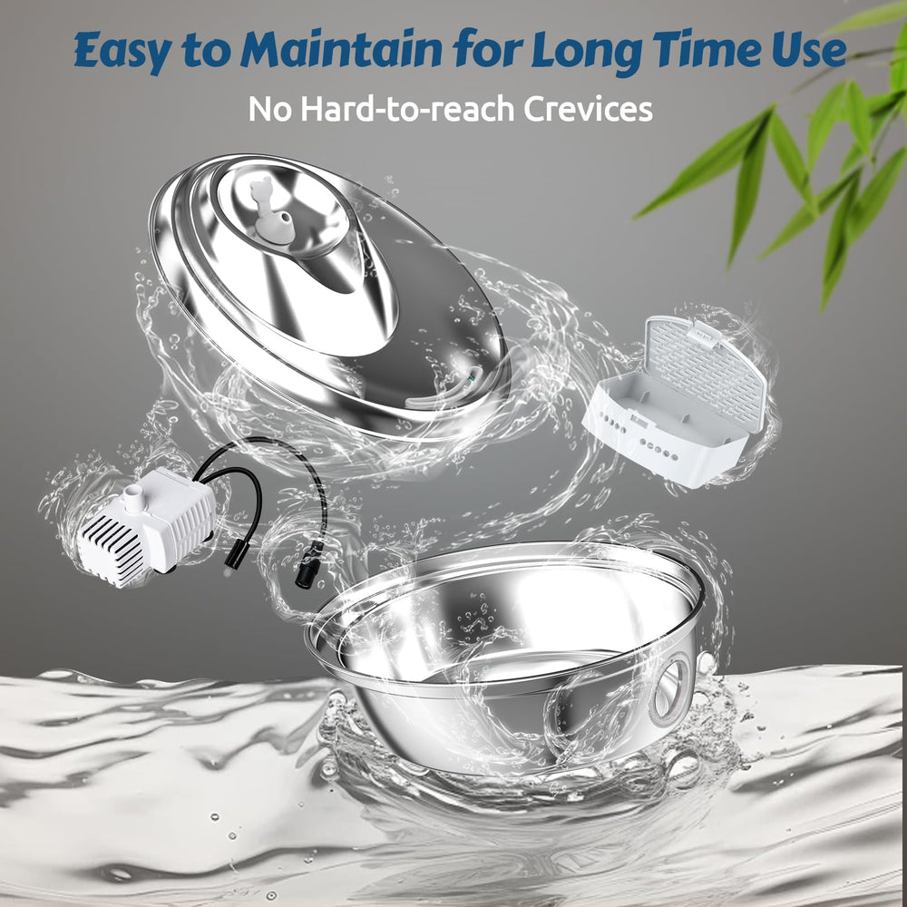Four-layer filtration keeps water fresh and odors under control.
