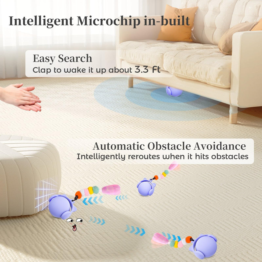 ORSDA touch-activated sensor on the cat toy for responsive play