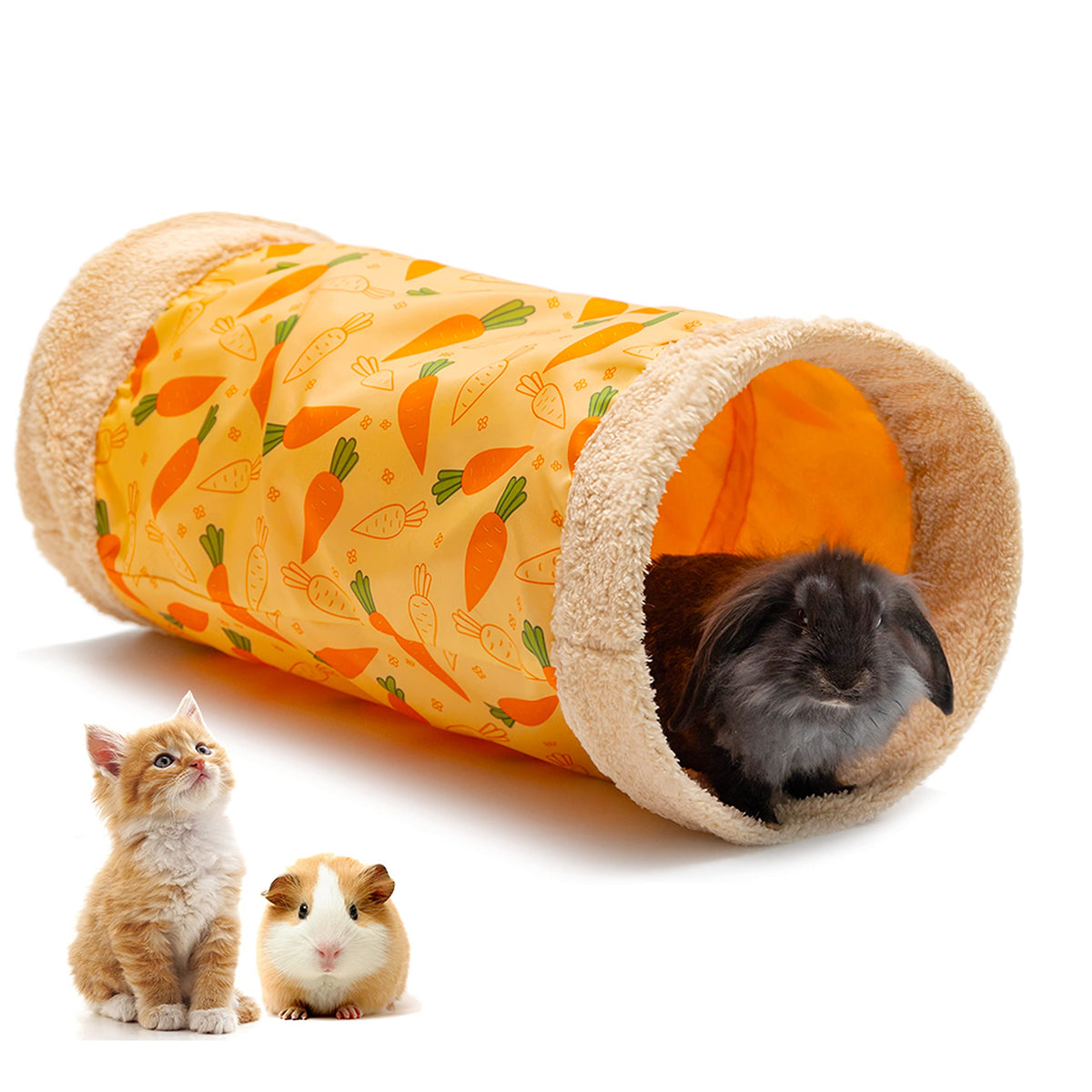 ORZECHKO rabbit hideout tunnel, 27.6 inch length for extended play and rest