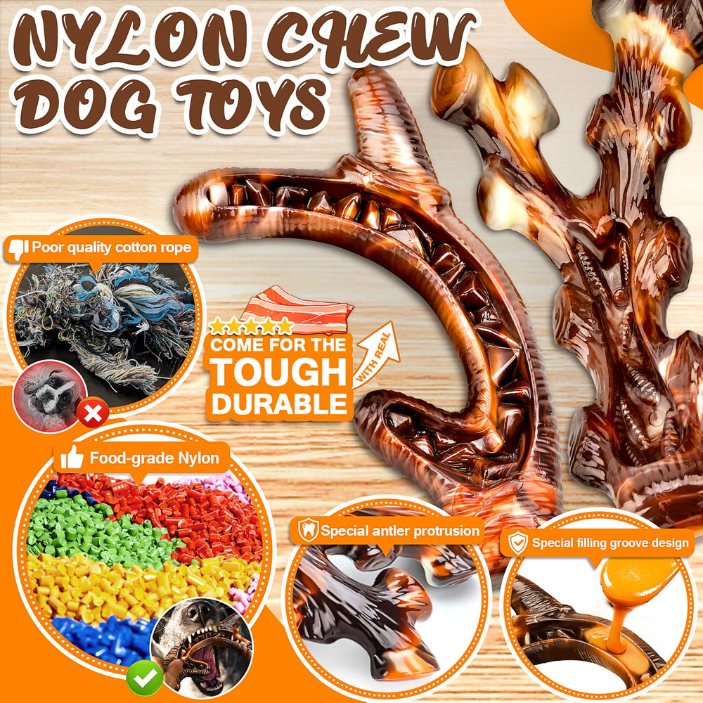 OSORD grooved surface chew toy ready for peanut butter spread