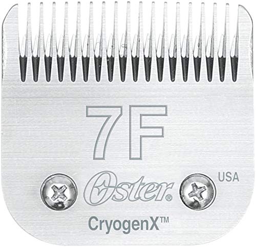 Oster A5 CryogenX #7F blade for versatile detailing and finishing.