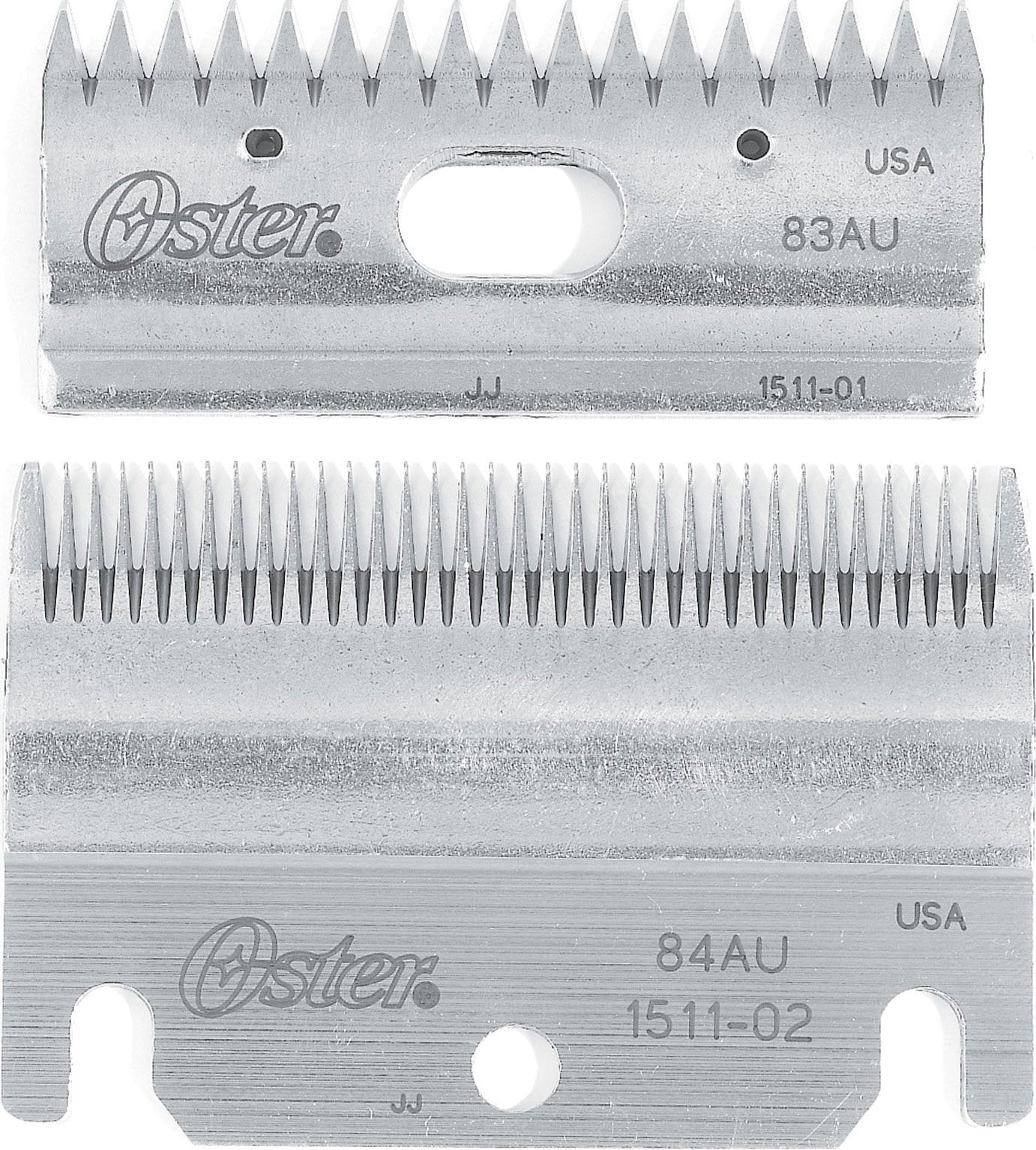 Oster Clipmaster top and bottom blade set 83AU 84AU for precise animal clipping