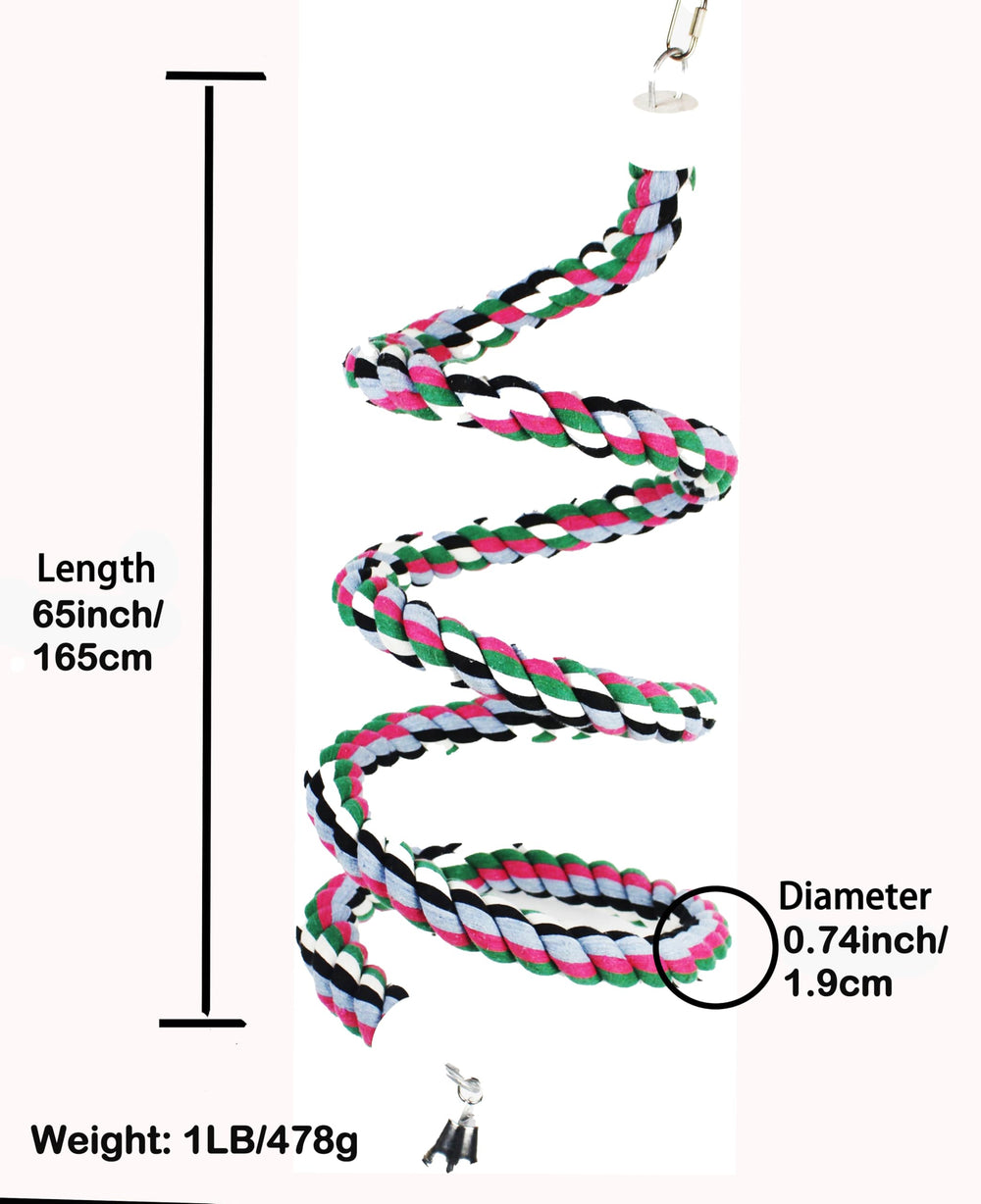 OSWINMART bendable rope with steel core enabling varied climbing routes.