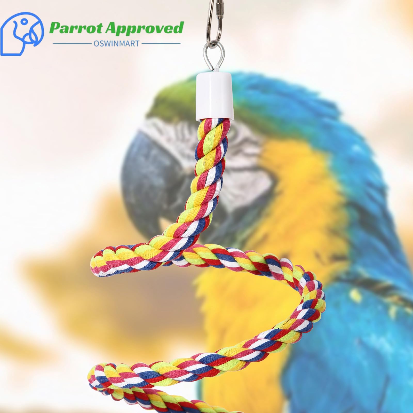 OSWINMART metal bell hangs to capture attention during play