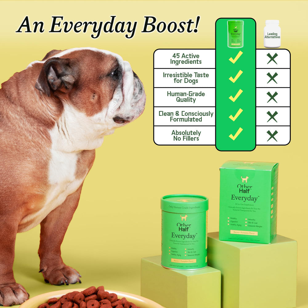 Other Half Everyday digestive and immune support with prebiotics.
