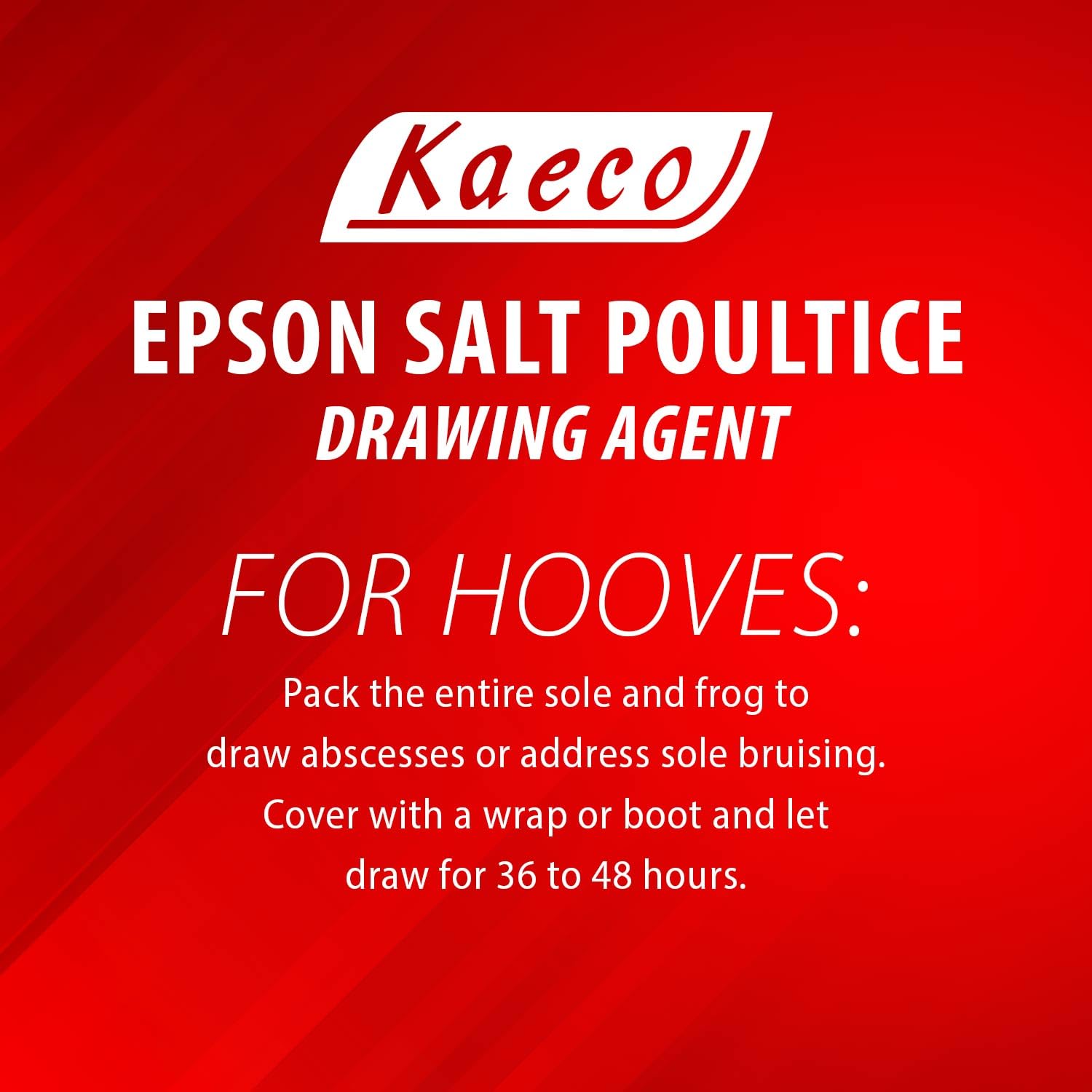 Other Kaeco Epsom Salt Poultice close-up texture on skin before use