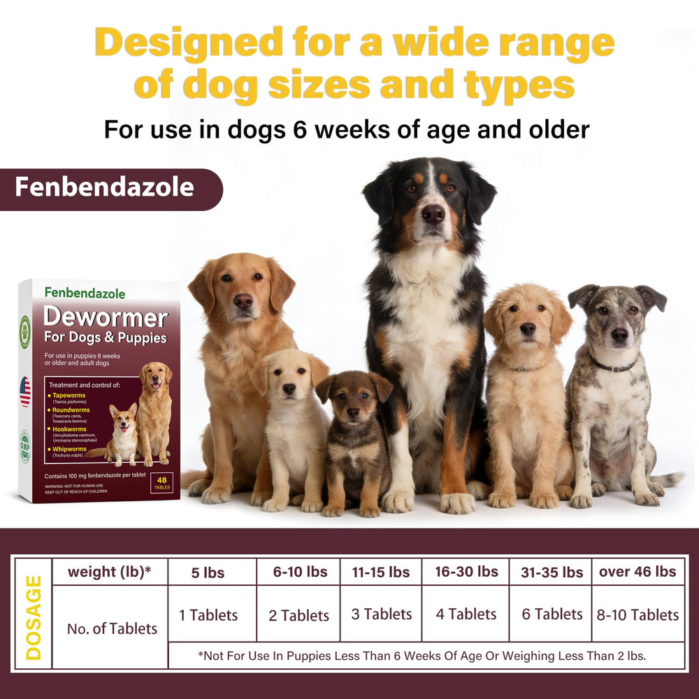 OthoKing dog dewormer bottle back showing label details and ingredients.