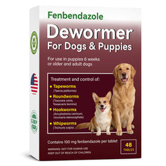 OthoKing dog dewormer tablets close-up, odorless and easy to give.