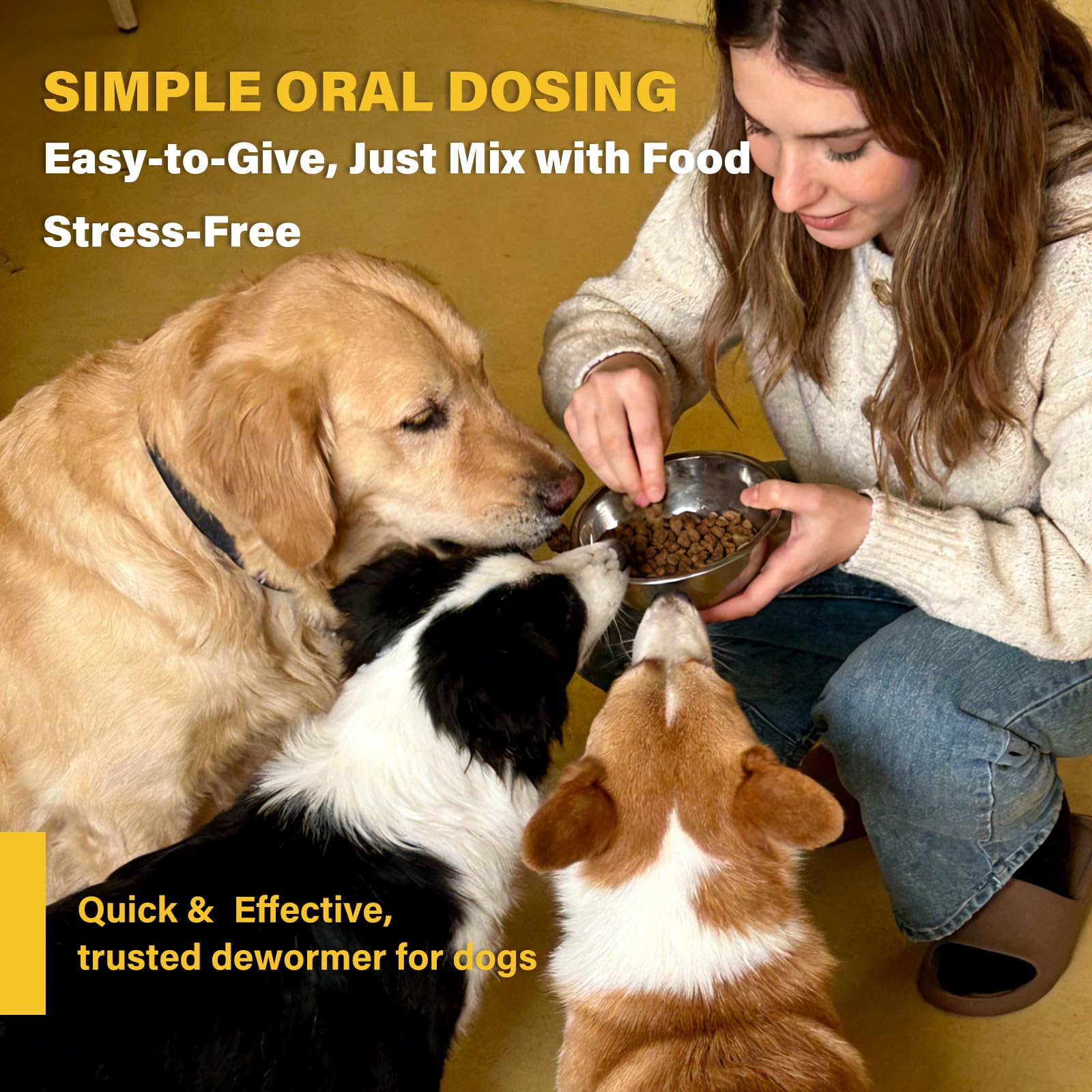 OthoKing dog dewormer tablets odorless for simple dosing.