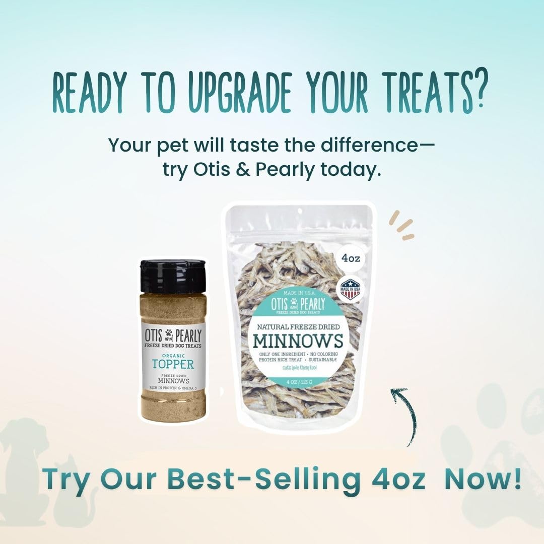 Small bite-sized minnow pieces from Otis and Pearly for versatile use
