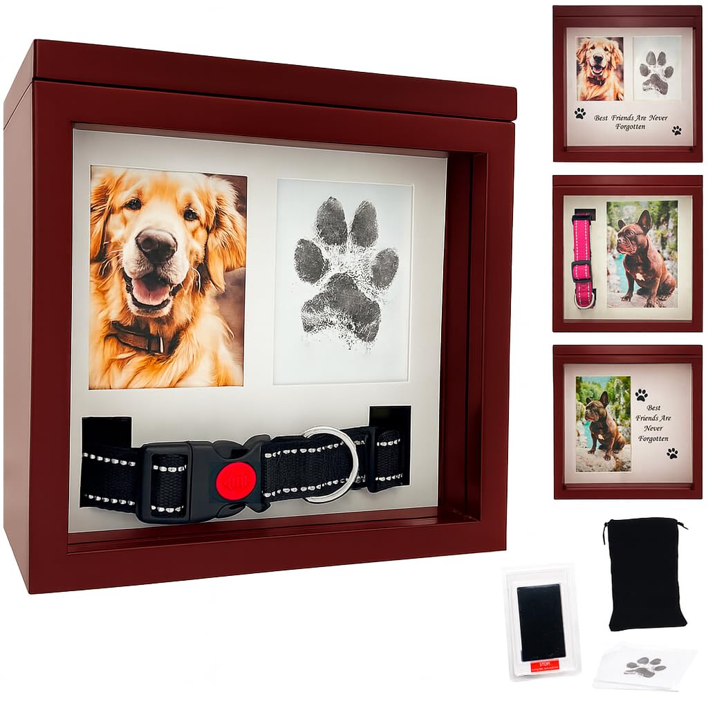 OtterPets dog urn with four customizable displays for memories