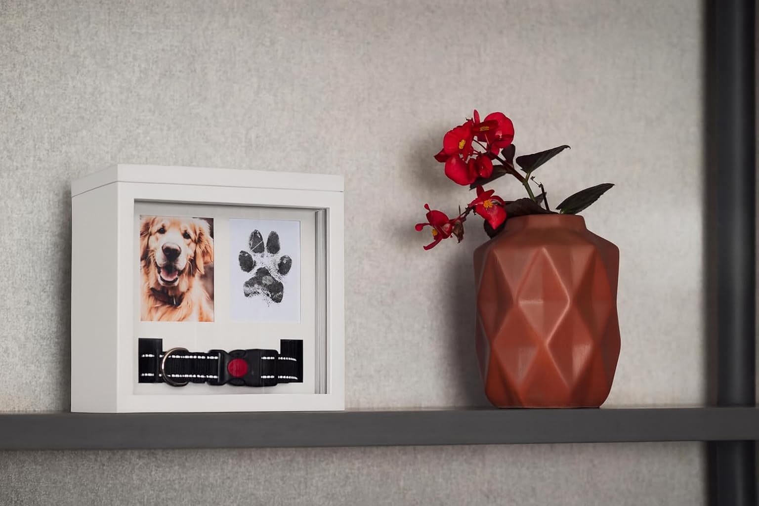OtterPets dog urn interior view with space for ashes and keepsakes