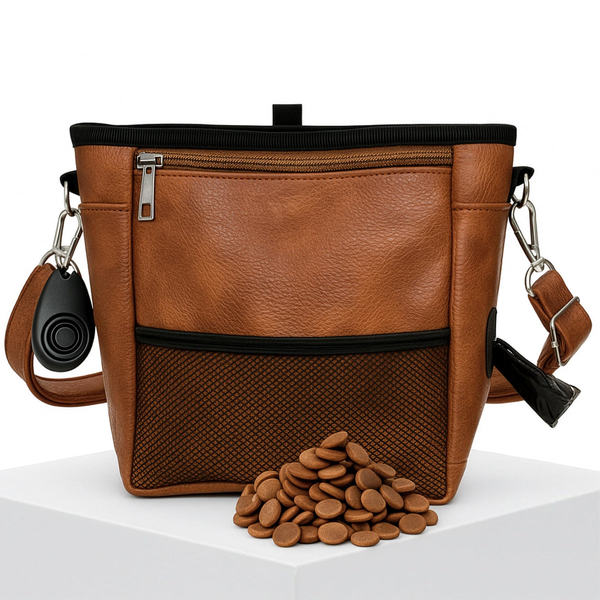 OtterPets large dog treat pouch with clicker for smooth training rewards.