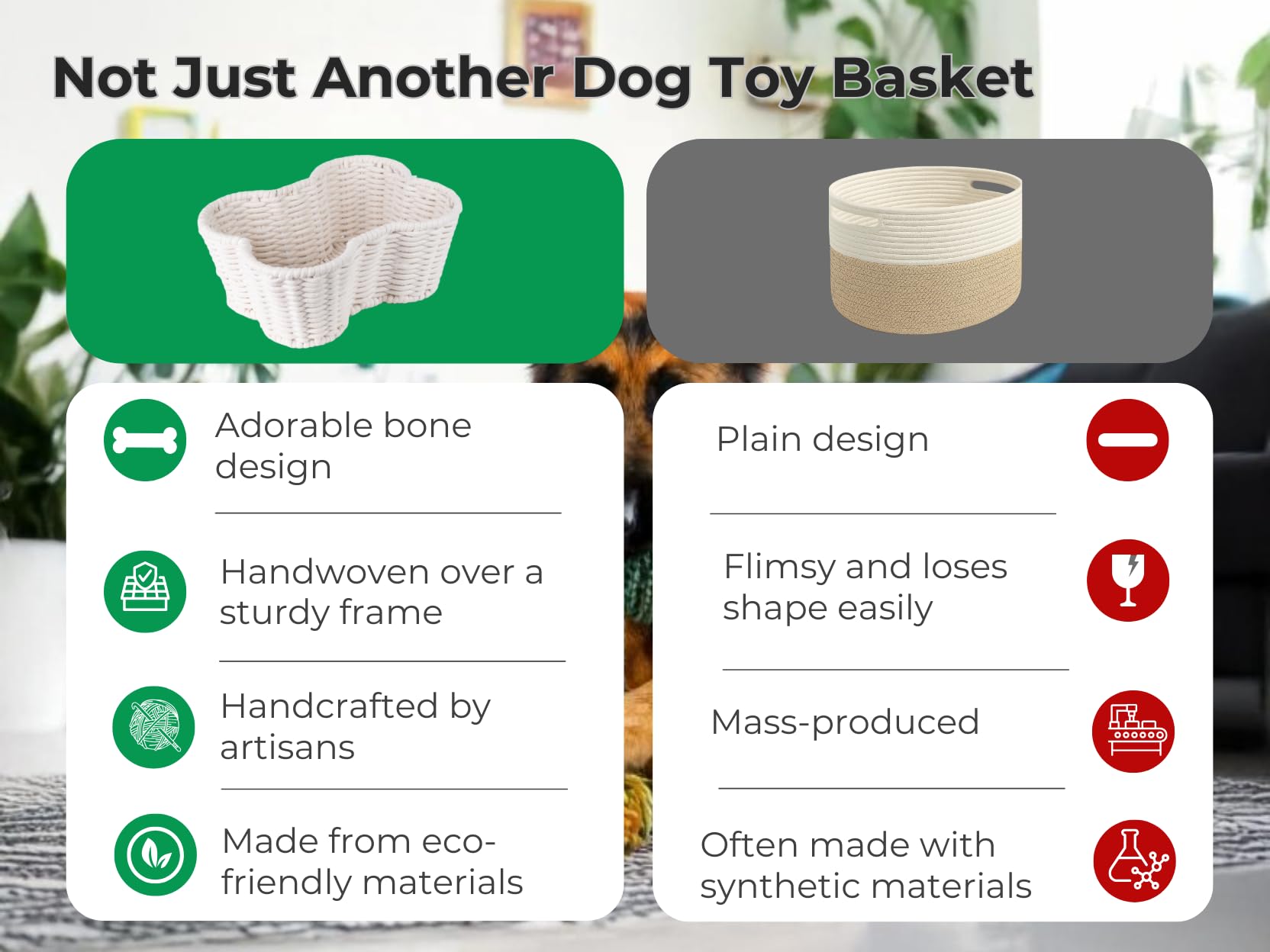 OtterPets stackable pet toy bin saves space and keeps clutter under control.