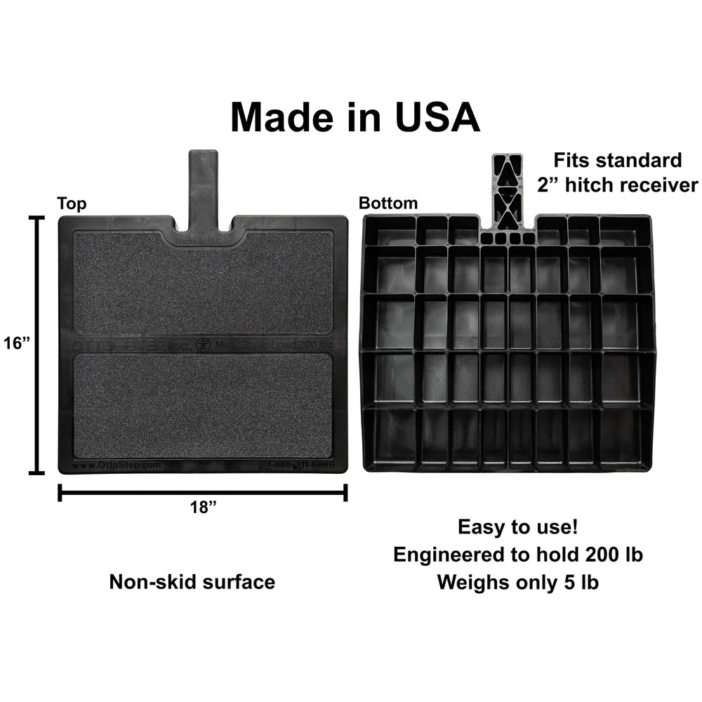 Otto Step glass-filled nylon construction ensures durability for daily use