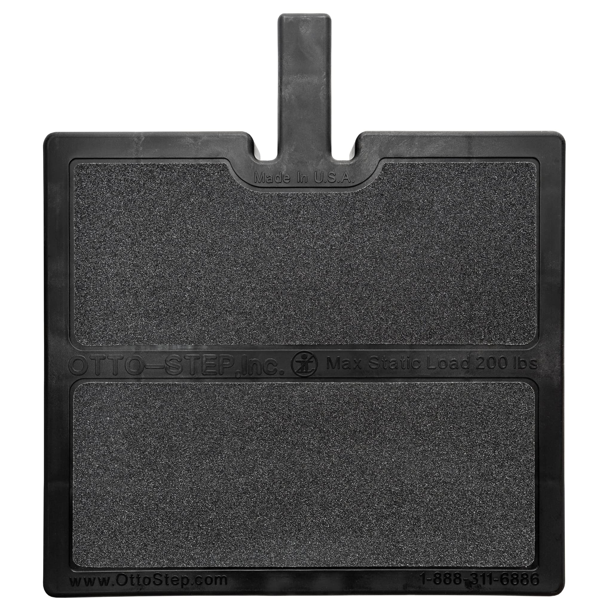 Otto Step hitch-receiver view shows tool-free installation for multiple vehicles