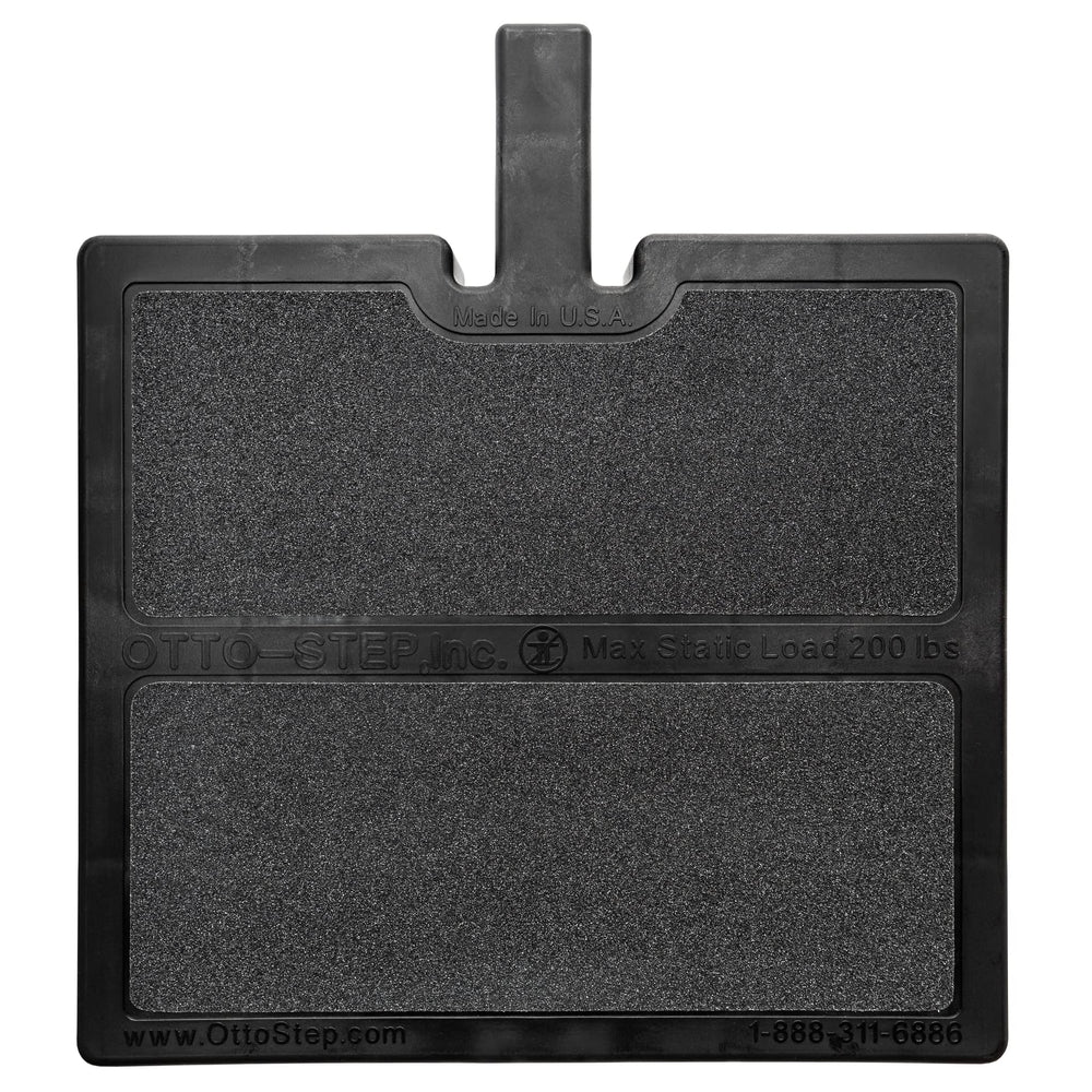 Otto Step hitch-receiver view shows tool-free installation for multiple vehicles
