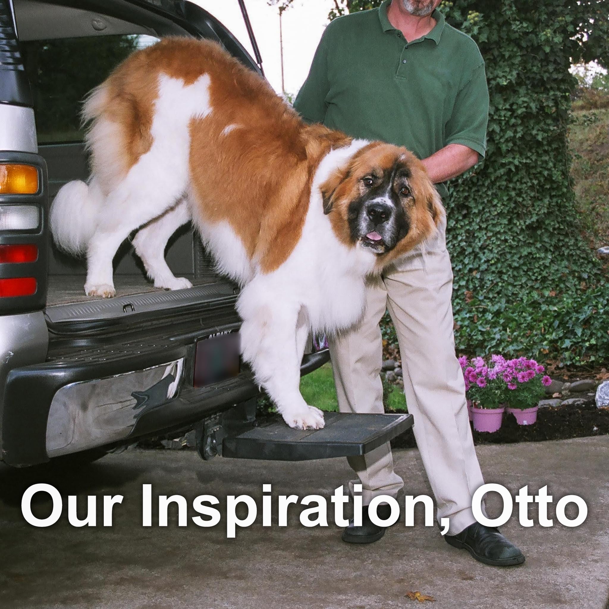 Otto Step non-slip surface provides safe traction in all weather