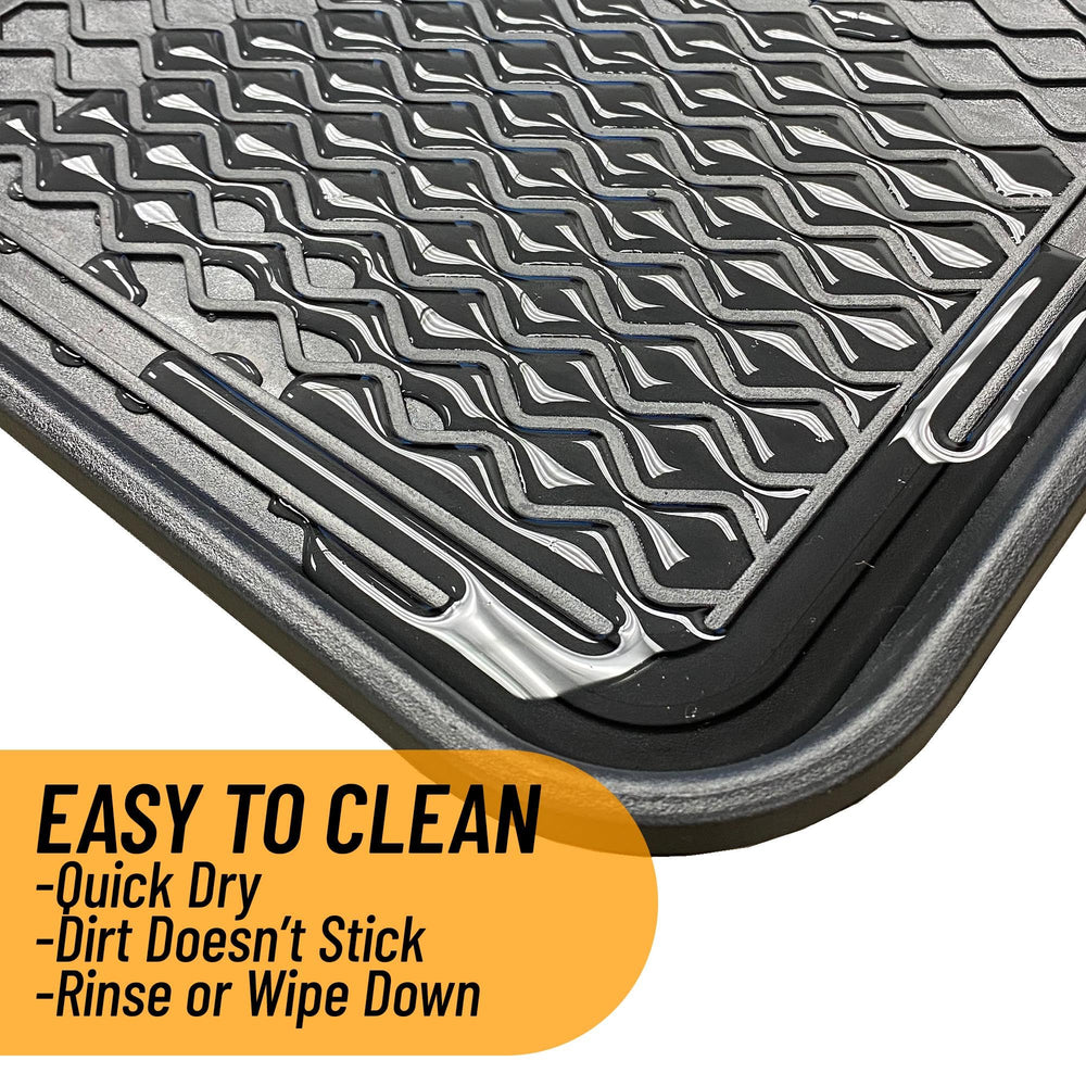 Ottomanson deck tray protects outdoor floors after gardening or painting.