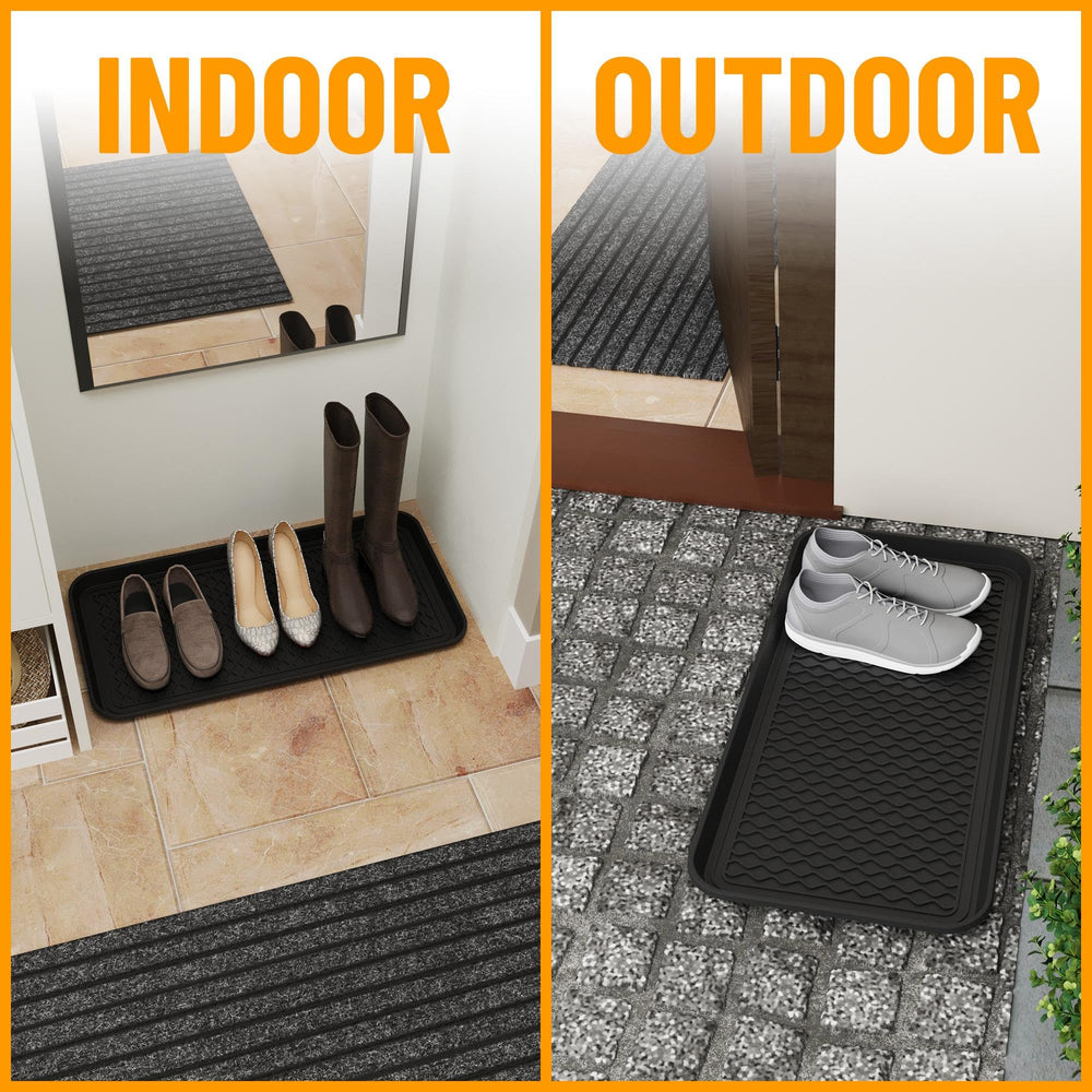 Ottomanson pet mat and potty-tray combo helps contain messes.