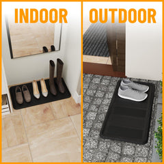 Ottomanson boot tray slip-resistant rubber texture for all-weather use