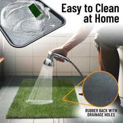 Ottomanson polypropylene pad closeup highlights soft, permeable surface.