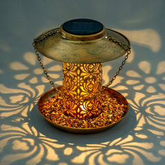 Ottsuls outdoor bird feeder with seed tray simplifies filling and consistent feeding for backyard birds.